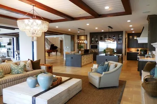 Minimalist living room interior, representational